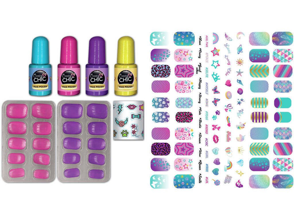 Crazy Chic Uñas Brillantes Clementoni 18689