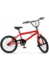 Bicicleta 20? BMX Rueda Fina Roja y Negra Toimsa 548