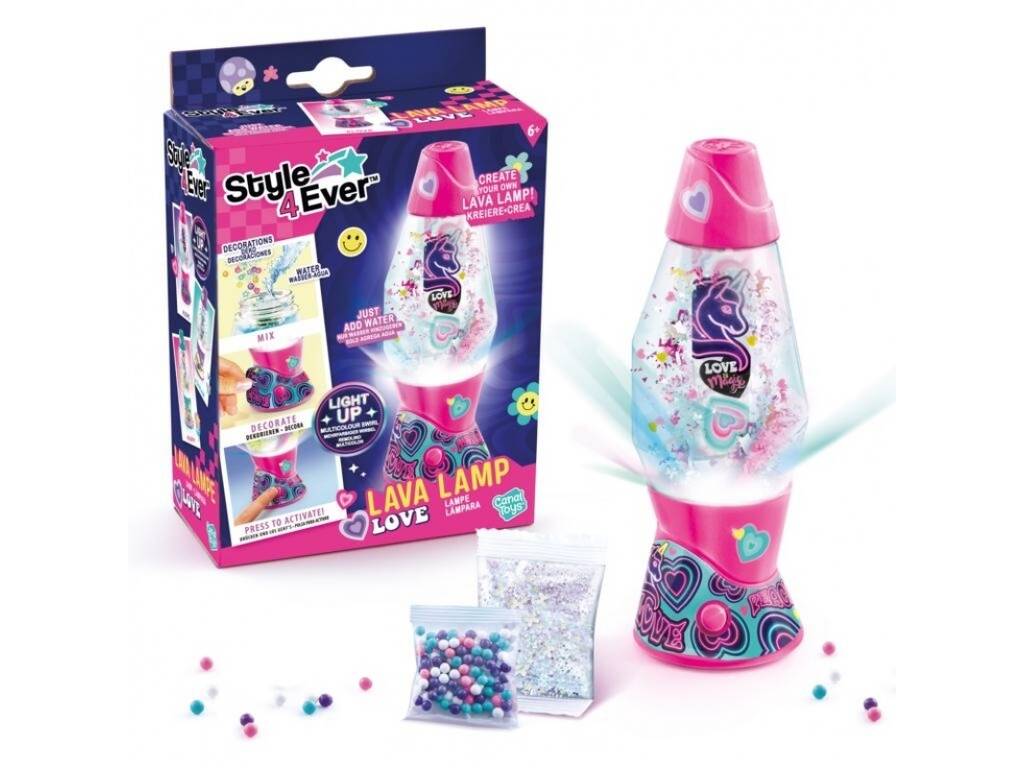 Style 4 Ever Mini Lámpara de Lava con Luz Canal Toys OFG234