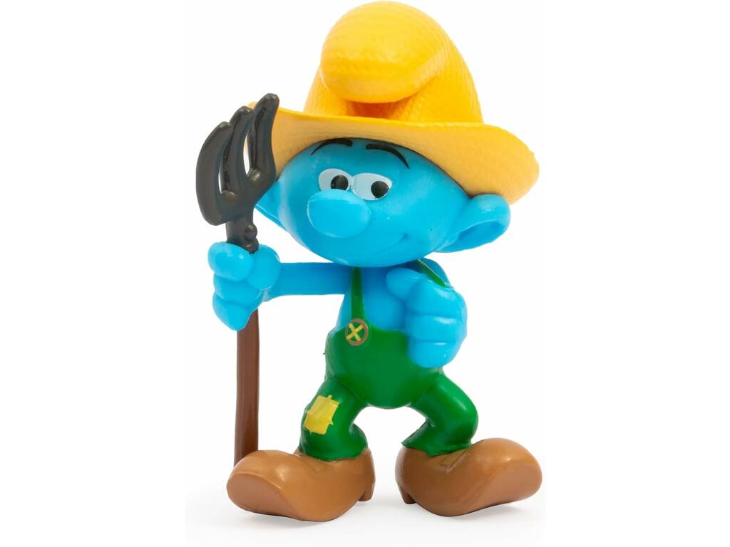 Smurfs Casa com Figura Surpresa Famosa PUF13000