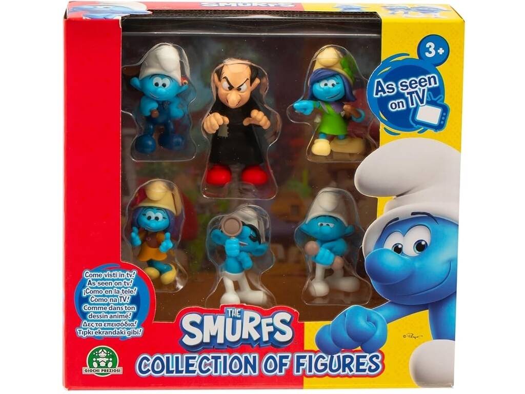 Collection Multipack des Schtroumpfs avec 6 figurines Famosa PUF14000