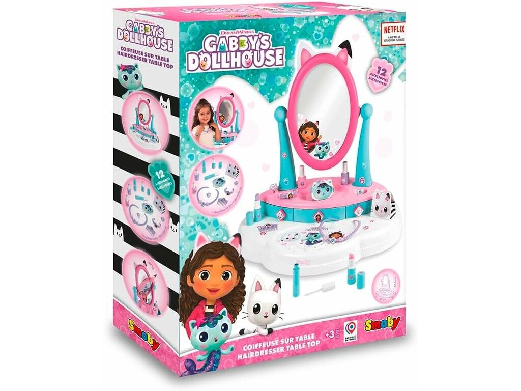 Gabby's Dollhouse Table Top Dressing Table Smoby 7600320253