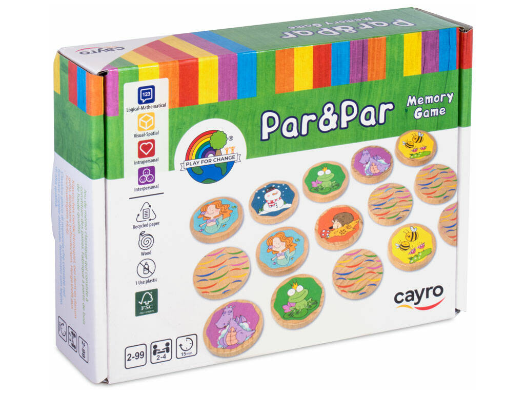 Jeu de mémoire Cayro Pair & Pair 848