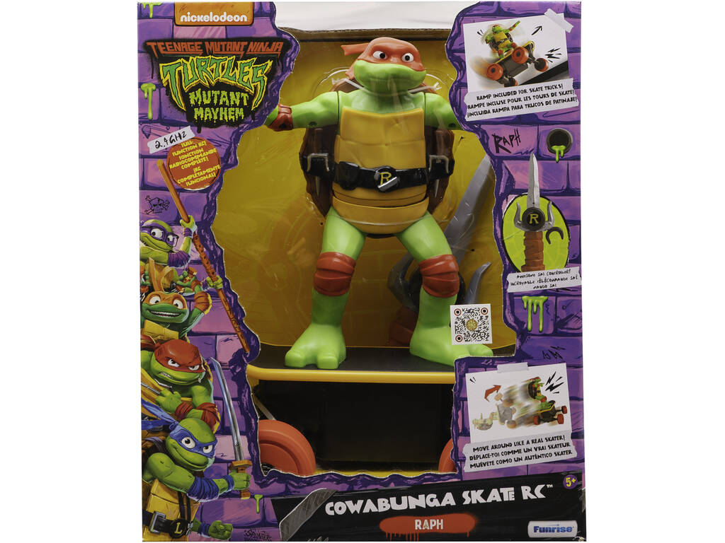 Ninja Turtles Funkgesteuerter Cowabunga Skater Funrise 71039