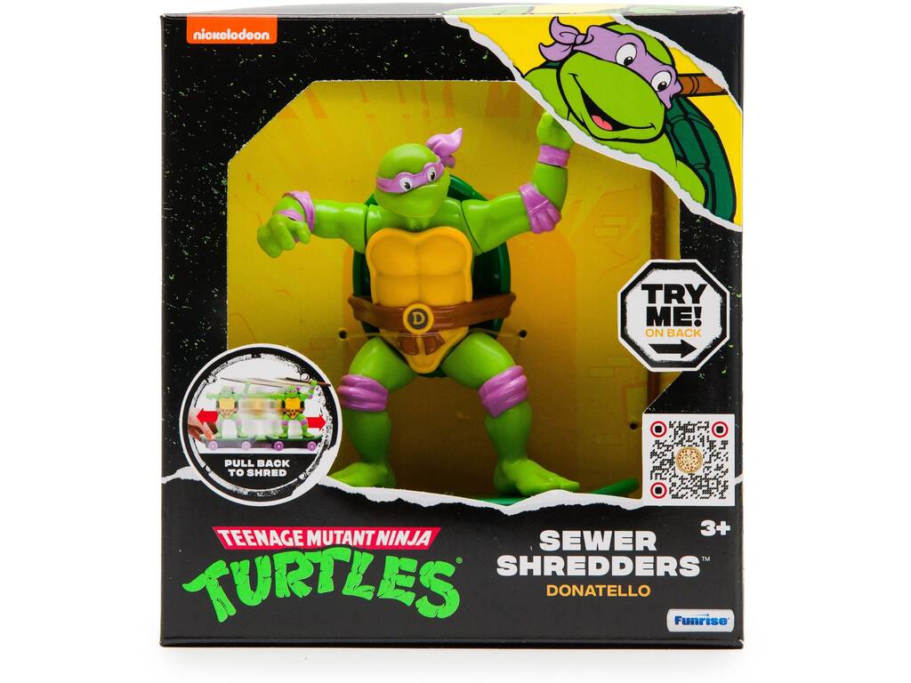 Tartarugas Ninja Figura Sewer Shredders Donatello Funrise 71023