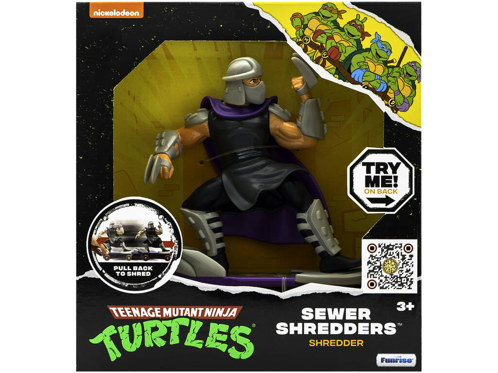 Tartarughe Ninja Figura Sewer Shredders Shredder Funrise 71104