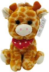 Peluche 20 cm Girafe avec écharpe