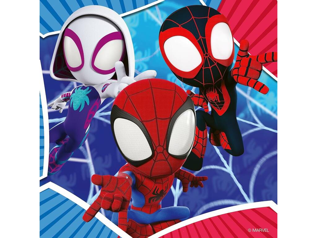 Puzzle Spidey 3x49 Peças Ravensburger 5730