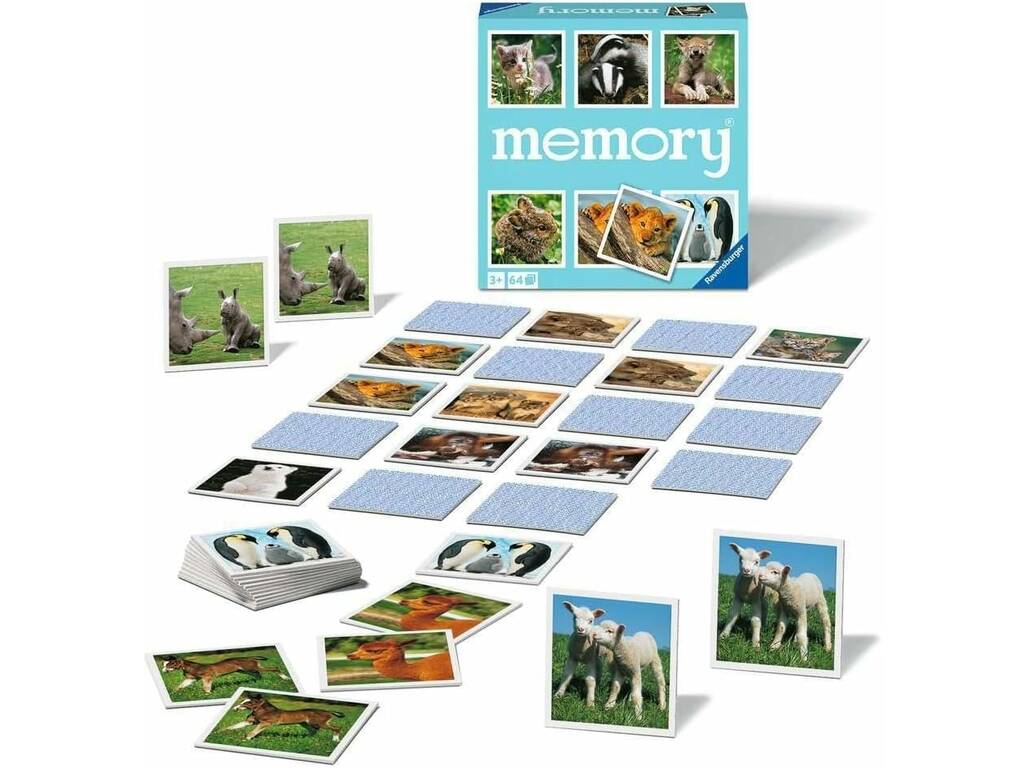 Mémoire Animaux Bébés Ravensburger 20879