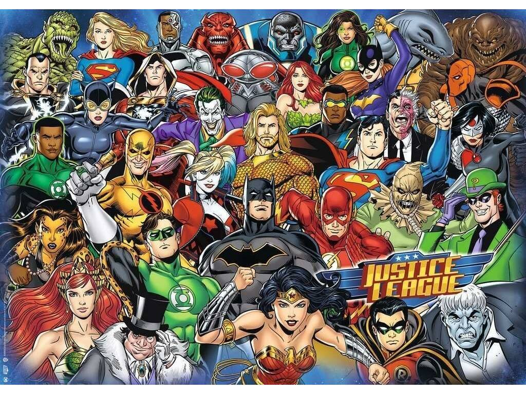 Puzzle 1000 Teile DC Comics Challenge Ravensburger 16884