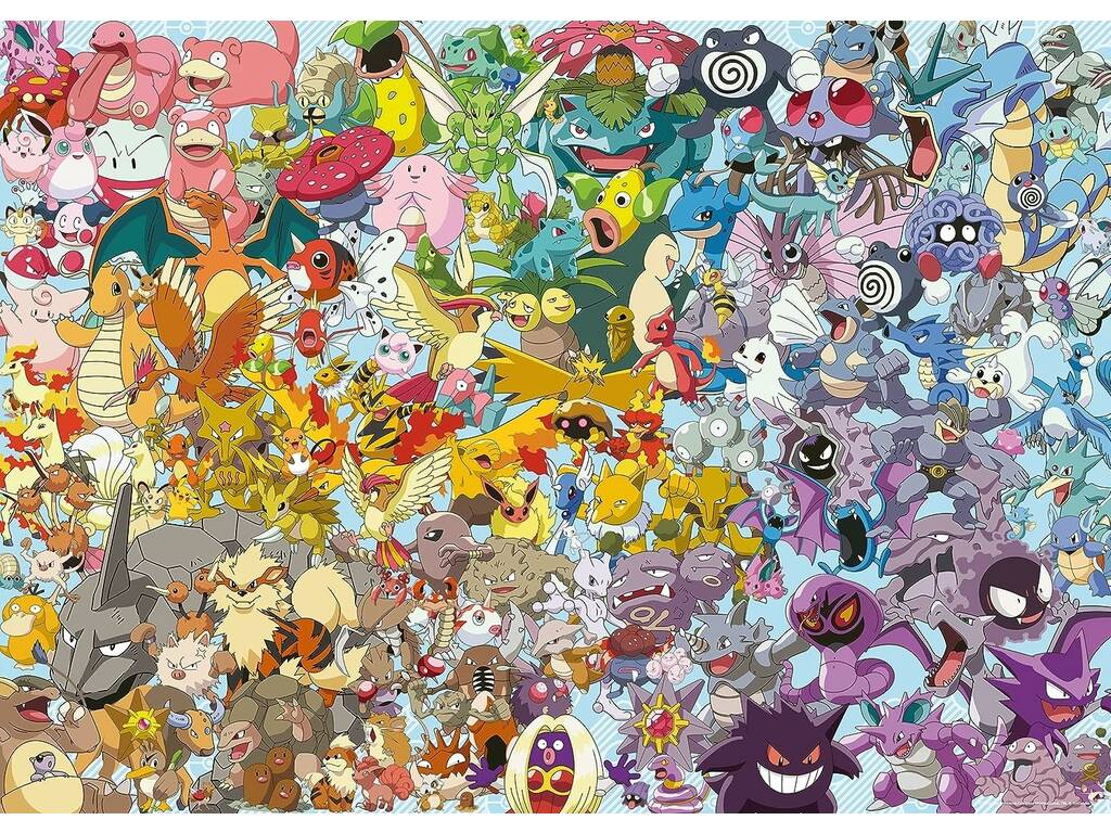 Puzzle 1000 pièces Pokémon Challenge Ravensburger 15166