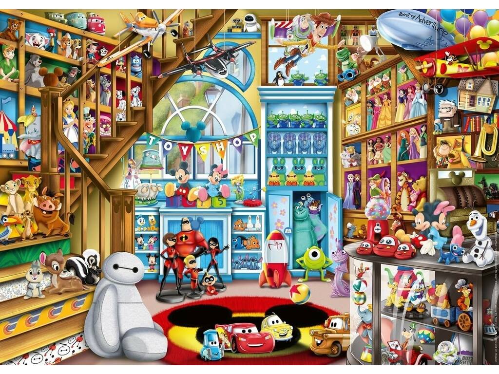 Puzzle 1000 pezzi Negozio di giocattoli Disney Pixar Ravensburger 16734