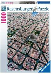 Puzzle 1.000 Piezas Vista Area De Barcelona de Ravensburger 15187