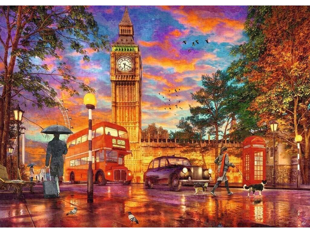 Puzzle 1.000 pezzi Piazza del Parlamento - Londra Ravensburger