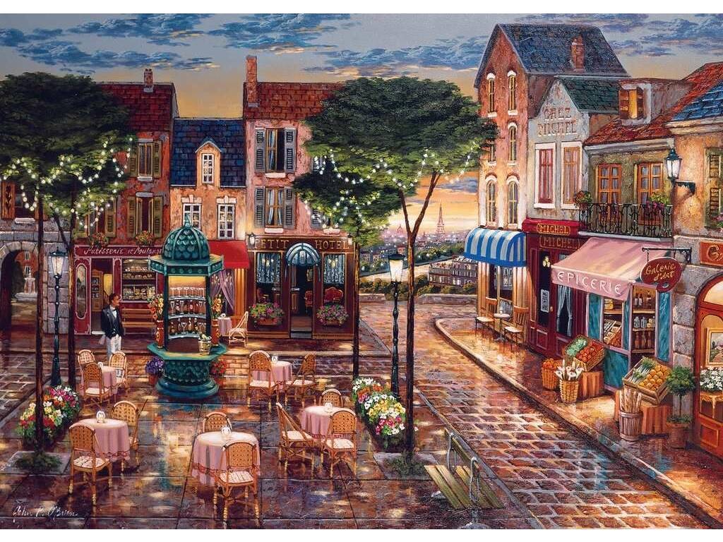 Puzzle 1.000 Teile Pinselstriche von Paris von Ravensburger 16727