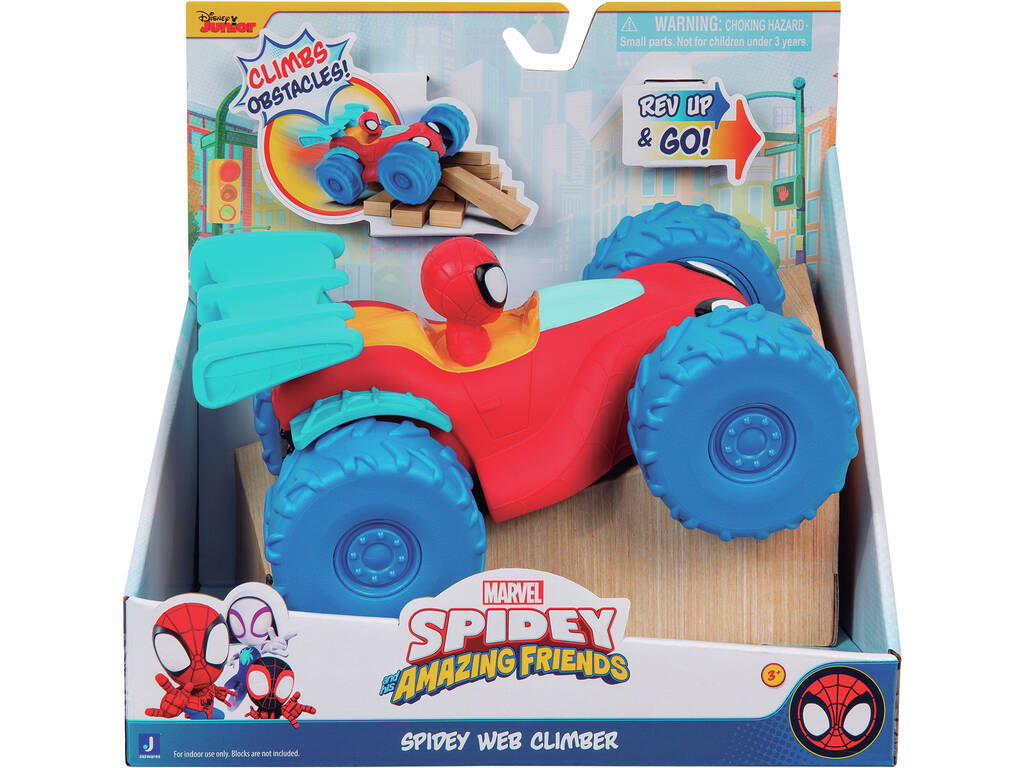 Spidey And His Amazing Friends Vehículo Web Climber Jazwares SNF0244