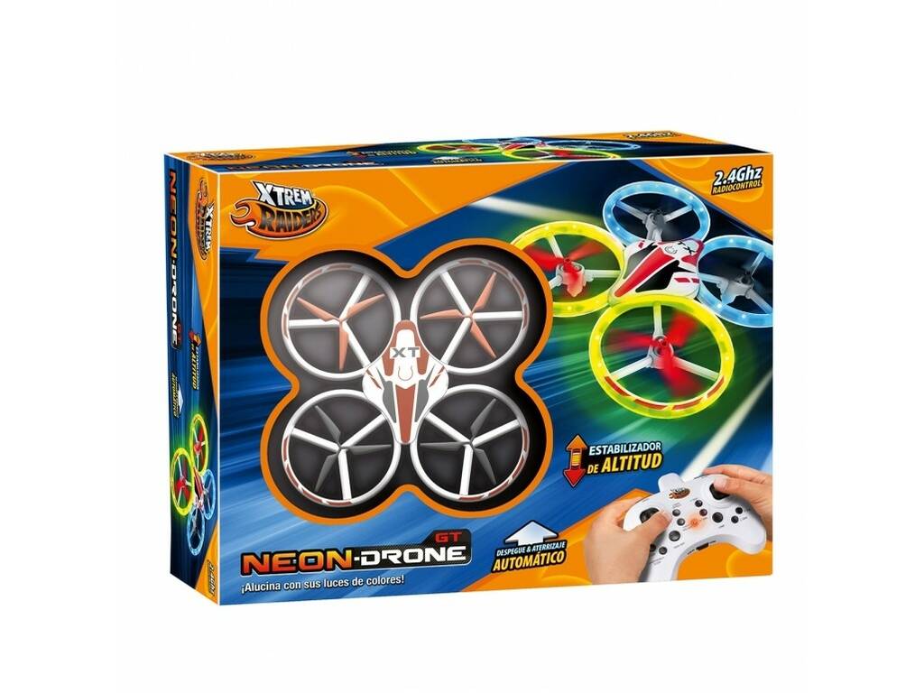 Xtrem Raiders Neón Drone GT World Brands XT2803828