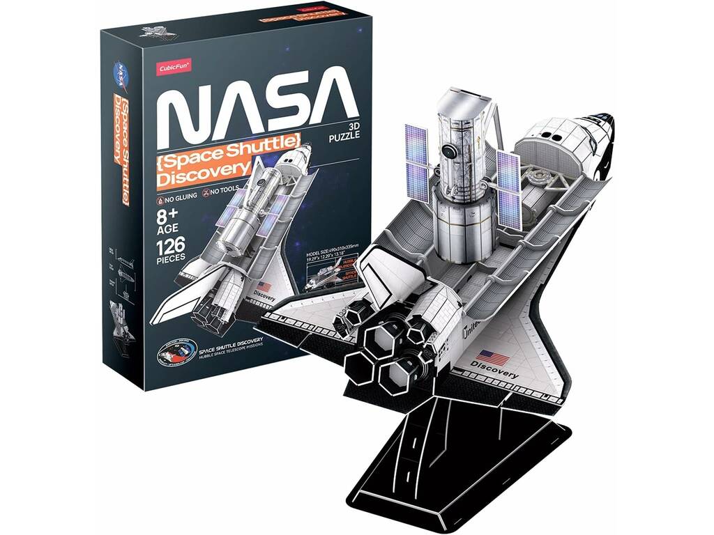 Puzzle 3D Navetta spaziale Discovery Nasa di WorldBrands NS803315