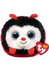 Peluche 7 cm. Puffies Izzy Ladybug by TY 42535