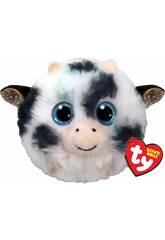 Peluche 7 cm Puffies Moophy Cow de TY 42556