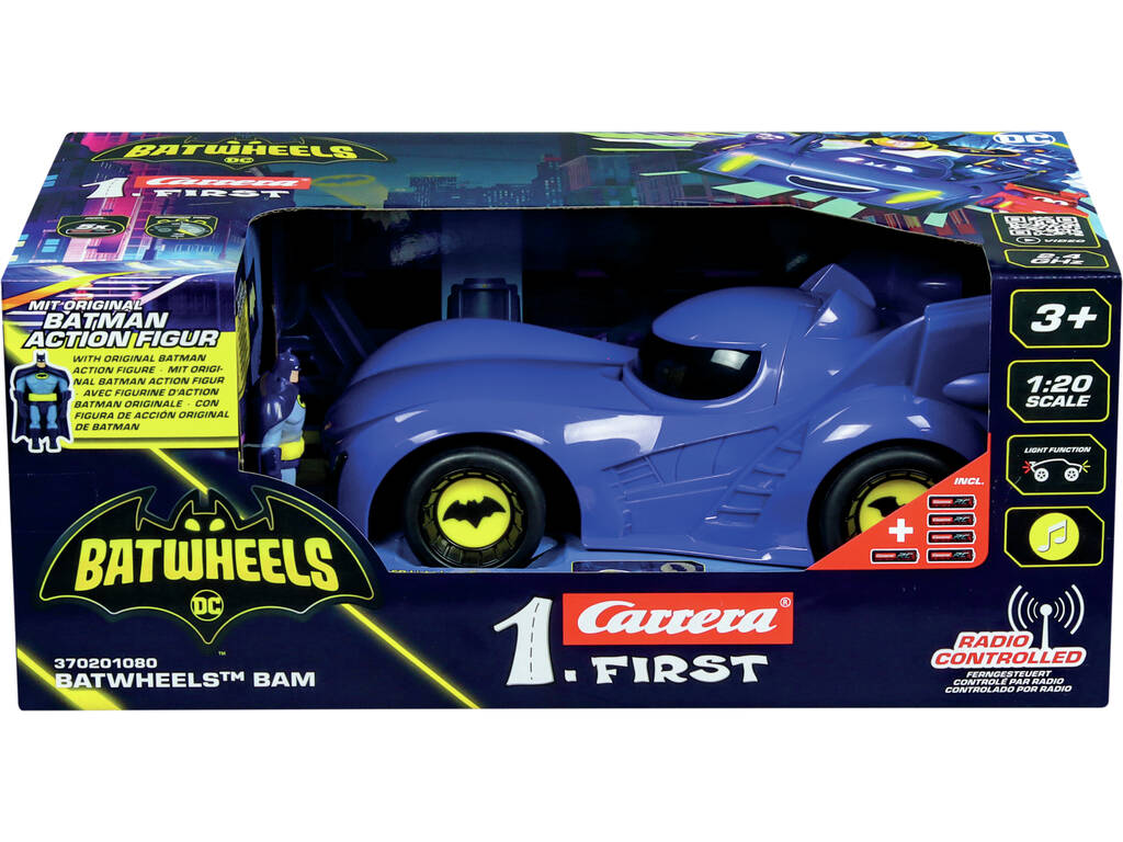 Batwheels Auto radiocomandata 1:20 Veicolo Bam Carrera 201080