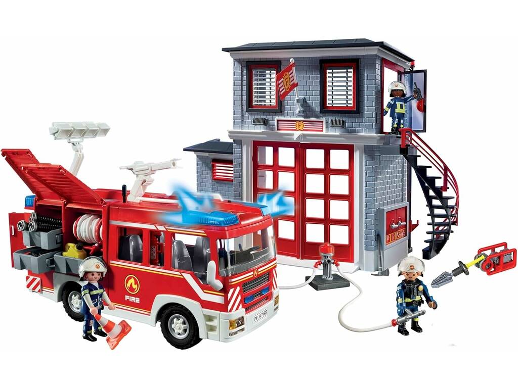 Playmobil Action Heroes Mega Set Bomberos 71603