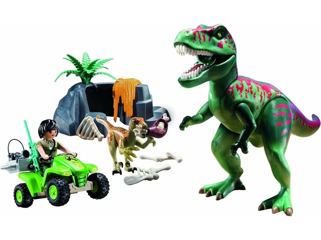 Playmobil Dinos Tyrannosaurus Rex avec explorateur 71588