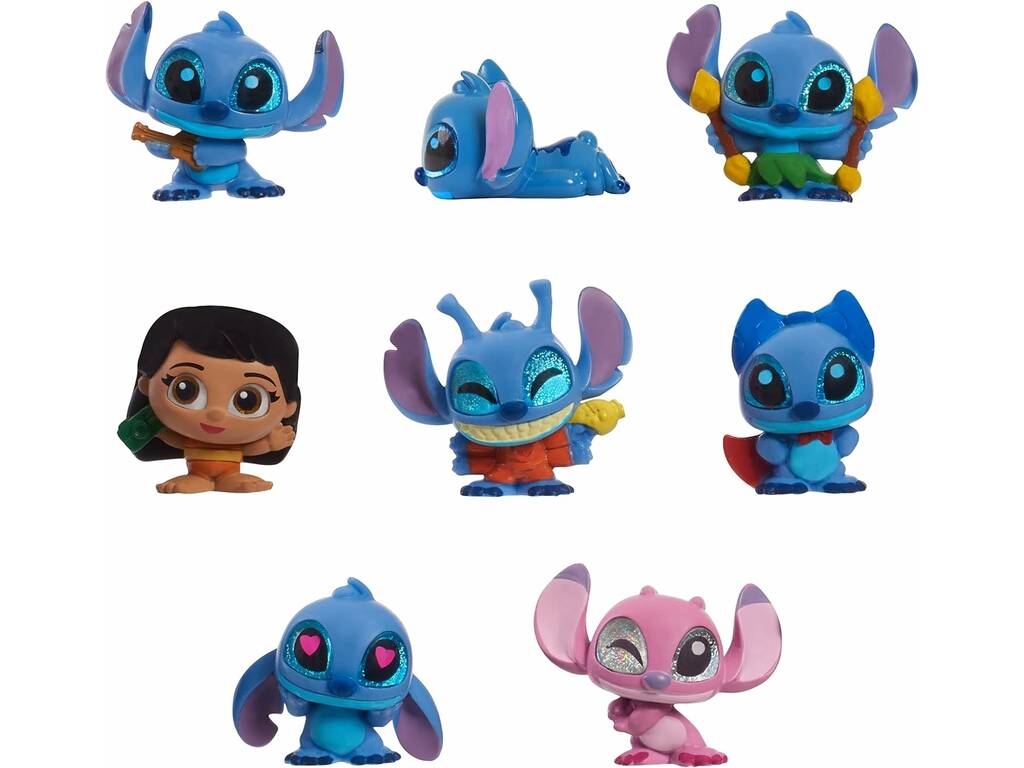 Stitch Disney Doorables 8 Pack Figuras Coleccionáveis Just Play 44702