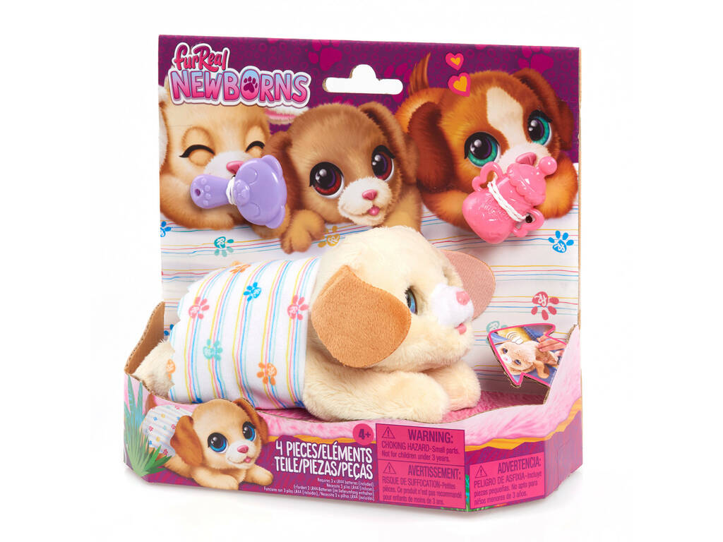 FurReal Newborns Peluche Interativo com Acessórios Just Play 28070