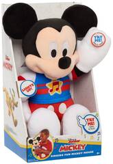 Mickey Peluche Musical com Luz Just Play 14619