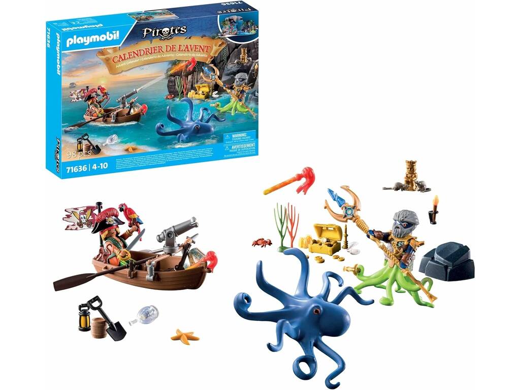 Playmobil Pirati Calendario dell'Avvento 71636