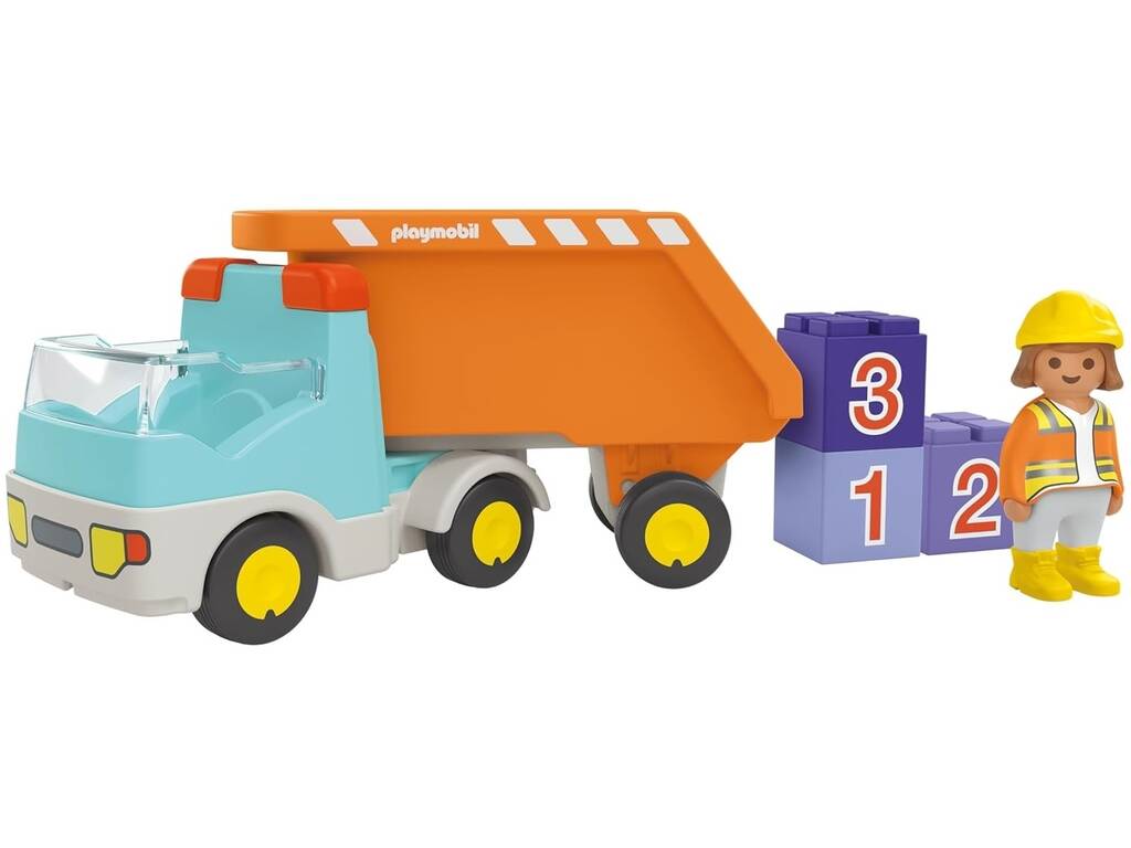 Playmobil Junior Camion à benne basculante 71685