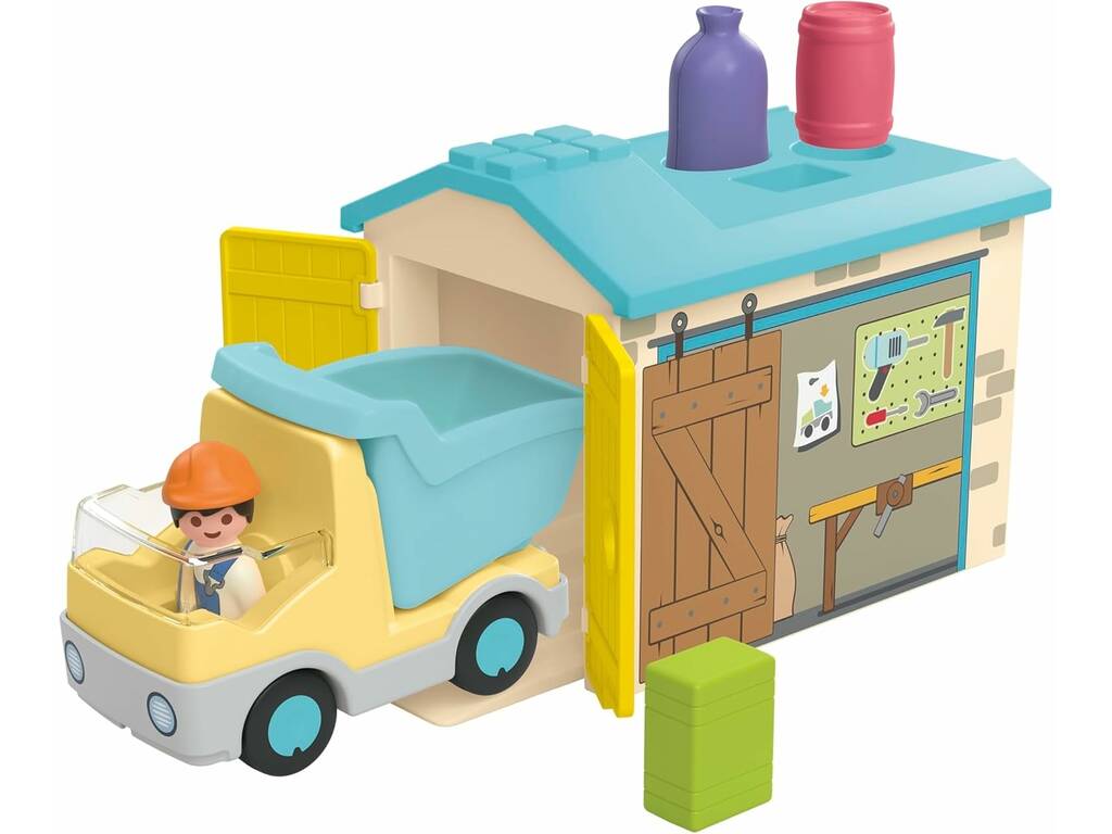 Playmobil Junior Camion con garage 71686