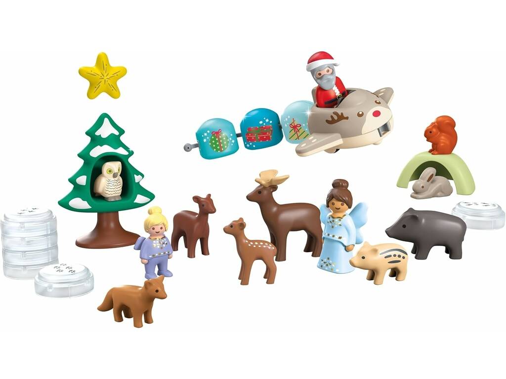 Playmobil Junior Calendario dell'Avvento Natale nella neve 70297