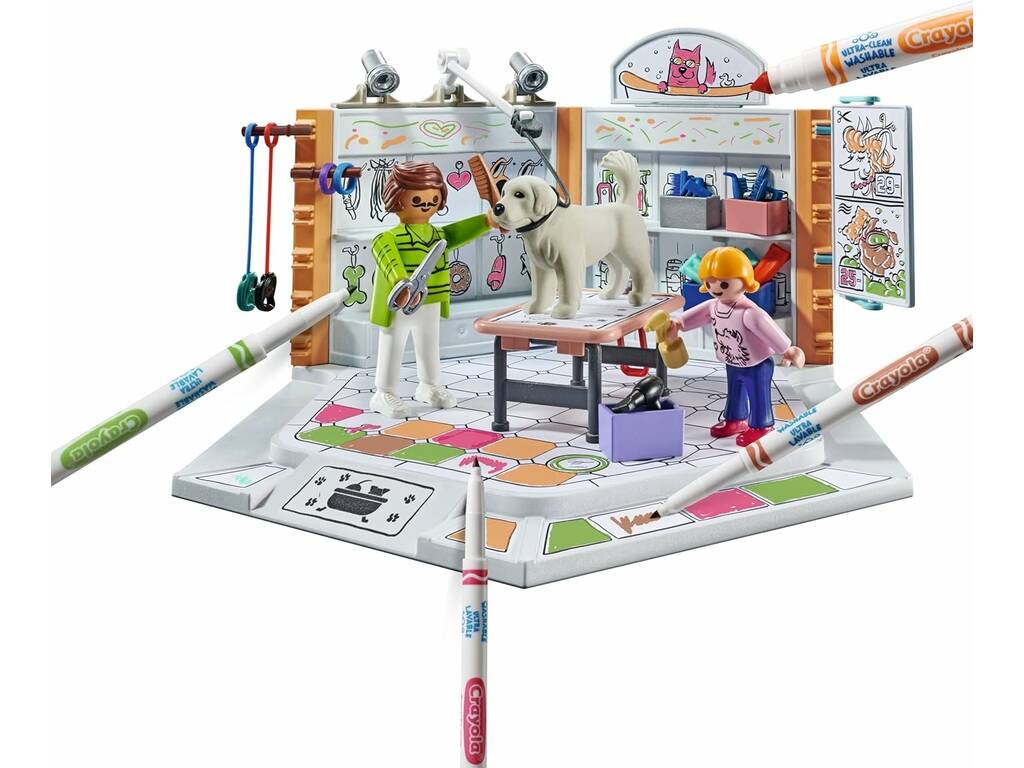 Playmobil Color Salão Canino 71514