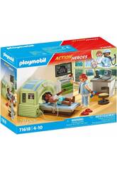 Playmobil Action Heroes IRM avec patient 71618