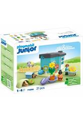 Playmobil Junior Casa de Animales 71690