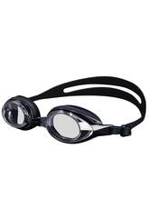 Lunettes de natation noires pour enfants avec antibuée et protection UV