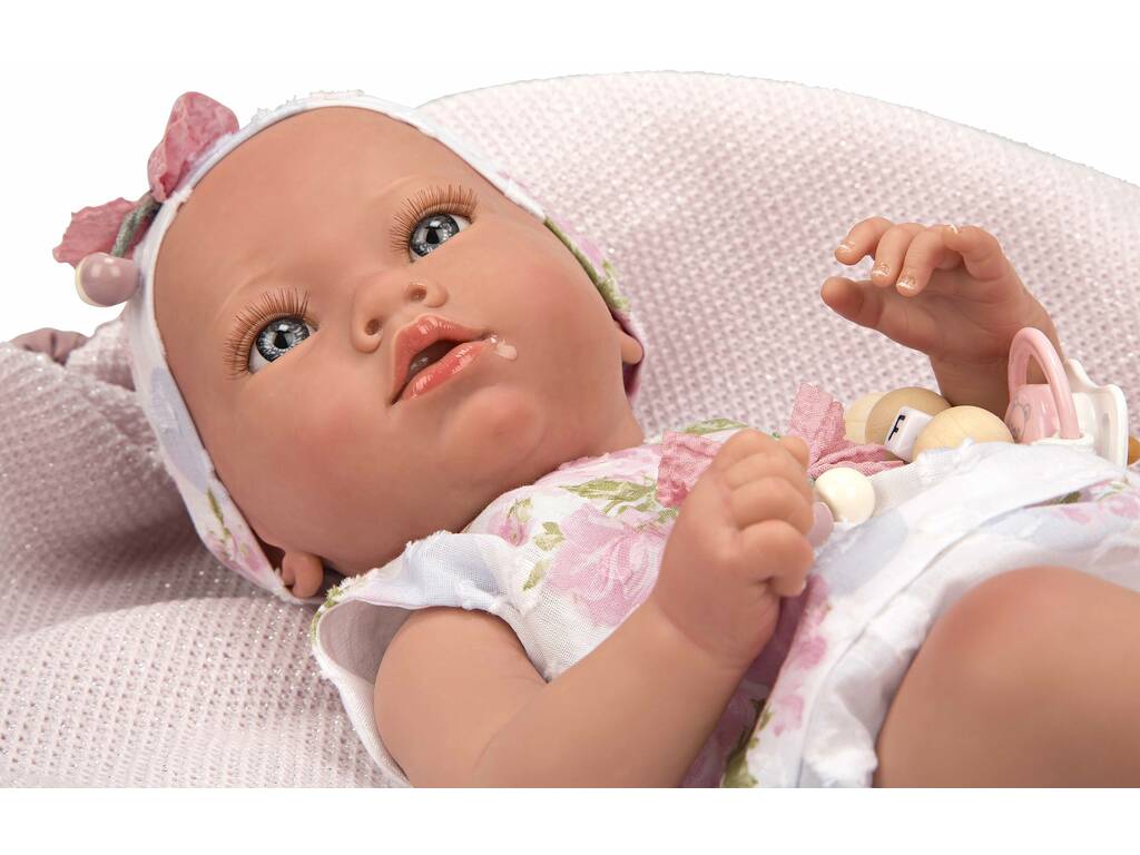 Reborn Baby Puppe 38 cm. Inna Rosa mit Decke Arias 98106