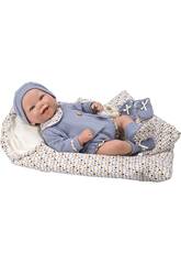 Reborn-Babypuppe Daniel 45 cm mit Schlafsack von Arias 98117