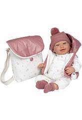 Baby Doll Elegance Adi Pink 45 cm. avec sac à dos Arias 65376