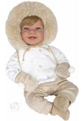 Baby Doll Elegance Zoe Beige Baby Doll 45 cm. avec Moufles Arias 65379