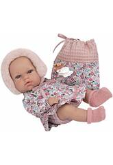 Baby Doll Elegance Natal 30 cm. Rose avec sac polyvalent Arias 60807