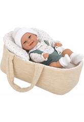 Elegance Babyto Puppe grün 33 cm. mit Tragetasche von Arias 60730