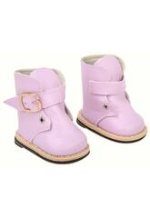 Set de bottes pour poupes roses 40 cm. Arias 6385