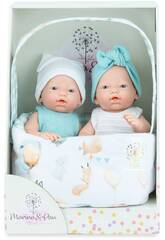 Conjunto 2 Bonecas 21 cm. Mini Guloseimas Twins Marina & Pau 216