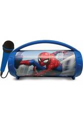 Spiderman Enceinte Bluetooth Portable avec Microphone et Lumire Lexibook BTP585SPZ