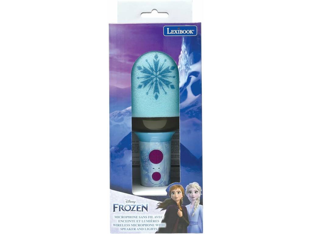 Frozen Micrófono Karaoke Bluetooth con Luz Lexibook MIC280FZ