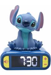 Disney Classics Orologio sveglia digitale Stitch 3D con luci e suoni Lexibook RL800D