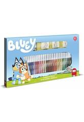 Bluey Set di timbri e pennarelli Multiprint 57120